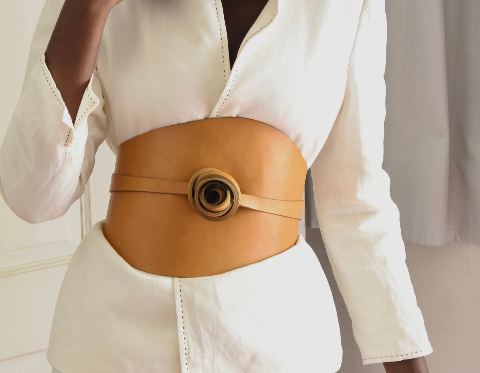 Shapee réversible belt brown